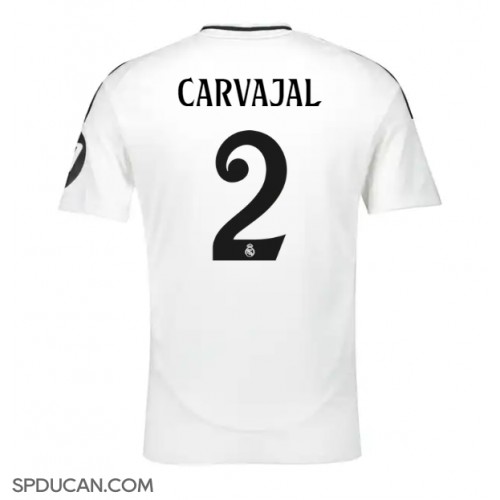 Muški Nogometni Dres Real Madrid Daniel Carvajal #2 Domaci 2024-25 Kratak Rukav